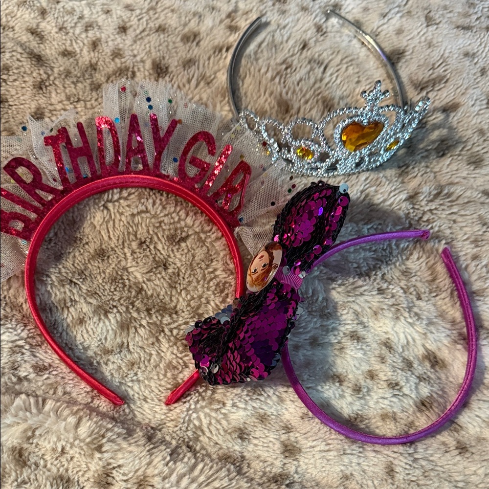 Set of Three Festive Headbands